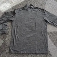 UNIQLO グレー 長袖モックネックTシャツー XL