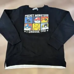 ポケットモンスター トレーナー 140 ブラック