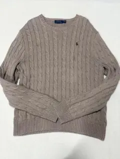 Polo RalphLauren ポロラルフローレン ケーブルニット LG