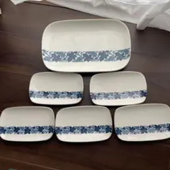 昭和レトロ食器　ぶどう柄　皿 6枚セット アンティーク　コレクション　など