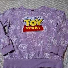 美品ベビードールBABYDOOLトイストーリースウェットトレーナー140