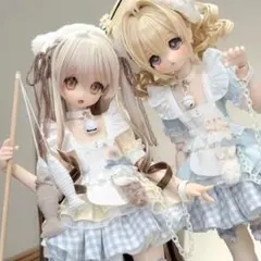 新品未開封 1/4サイズメイド服 MDD/MSD共用 青・イエロー2色