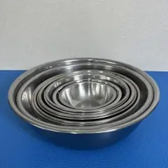 調理用ボウル12個セット　ステンレス　業務用　おまけザル1個付き