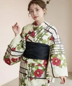 dita 浴衣 大正ロマン 牡丹 セット - メルカリ