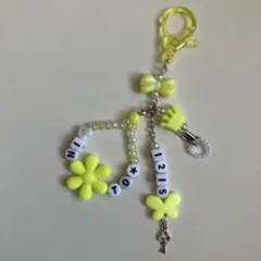 NCT NCTWISH リョウ 推し活グッズ ビーズキーホルダー クローバー 星