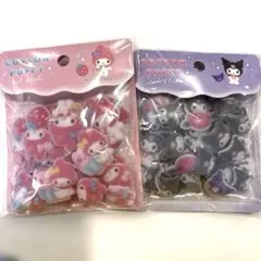 サンリオ COTTON PUFFY シールフレーク 2種セット