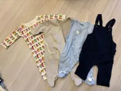 next ベビーオーバーオール など　新生児服4枚セットのサムネイル