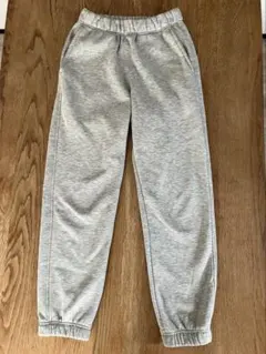 ユニクロ　ヒートテック　ボアスウェットパンツ　丈長め　メンズ　XS グレー