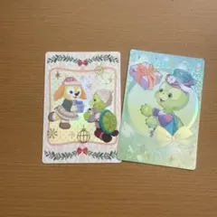 香港ディズニー 限定 20周年 コレクタブルカード クッキーアン オルメル