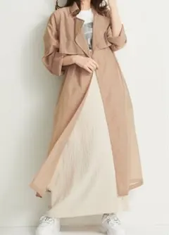 LOUNIE シアートレンチコート