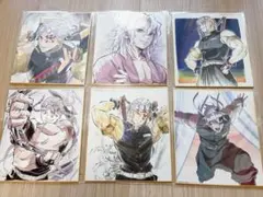 鬼滅の刃 全集中展 複製ミニ色紙 無限列車 遊郭 宇髄天元 松島晃 着流し