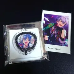 あんスタ 大神晃牙 缶バッジ フレフレスケルトンうちわmini 2点セット