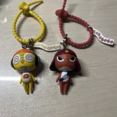 ケロロ軍曹 カラフルマルチチャーム クルル ギロロ 2個セット ガチャガチャ