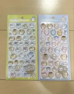 【正規品】ちいかわ ボンボンドロップシール2枚セット みんなニコニコ、ポーズ