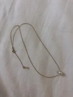 10金　淡水パールネックレス