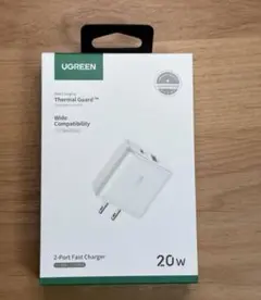 UGREEN 2-Port Fast Charger 20W