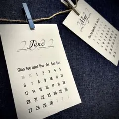 2026.6-2027.5 핸드메이드 캘린더 엽서