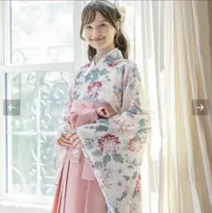 袴　卒業式　キャサリンコテージ 花柄着物
