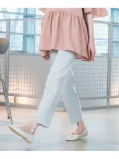 GLOBAL WORK スゴラクストレッチスリムパンツ
