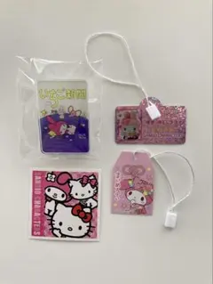 サンリオ　マイメロディ　いちご新聞アクリルクリップ1970s ステッカー