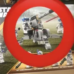 べるたそ出品 75345クローントルーパー 501大隊 バトルパック AV-7対ビークル砲のみ