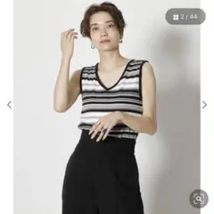 AZUL BY MOUSSY 2WAY LACE UP RIB TANK タンク