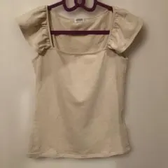 上品♡清楚 FOXEYフォクシー レッドオレンジ リブニット半袖 ロゴ