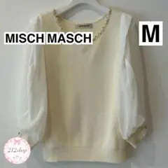 MISCH MASCH パフスリーブ ニットブラウス
