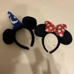 ミニーマウス・ミッキーマウス カチューシャ