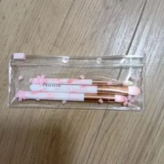 RIMMEL メイクブラシセット 3本入り ポーチ付きのサムネイル