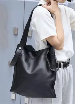 BEAURE 別注 カウレザー 2WAY A4トート ブラック