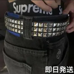 黒 スタッツベルト y2k sk8 スケーター