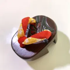 縁起物　下駄　置物