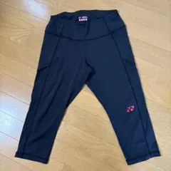YONEX テニススパッツ　黒　膝下丈