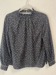 ユナイテッドアローズグリーンレーベル♡ スタンドネックフリルブラウス