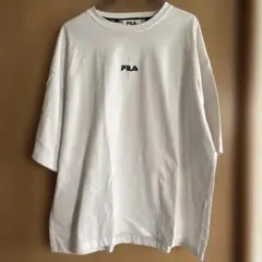 FILA ホワイト メンズL Tシャツ