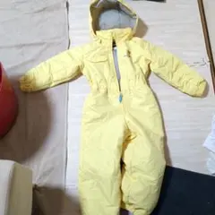 IGNIO イエロー フード付きスキーウェア 110