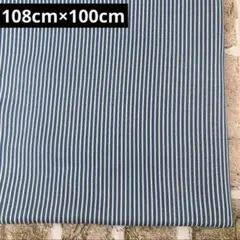 Wガーゼ生地 ヒッコリー柄 108cm×100cm