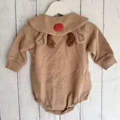 【新品未使用】Birthday teteateteトナカイ　ロンパース 70