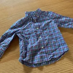 Ralph Lauren ラルフローレン 長袖チェックシャツ 12M 80㎝