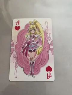 プリキュア 当選品　トランプ　ローソン×キリンビバレッジ　マナ　キュアハート
