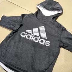 adidas CLIMAWARM フード付きパーカー 140cm