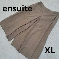 ensuite エンスィート カーキー ガウチョパンツ キュロット XL