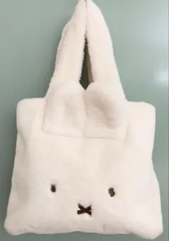 Miffy ディックブルーナ　ミッフィーフェイスフェイクファー　トートバッグ