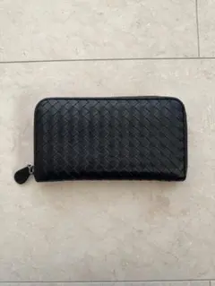 ボッテガ・ヴェネタ イントレチャート 長財布 ブラック 正規品