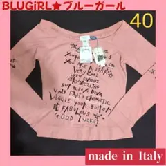 BLUGiRL【ブルーガール】長袖カットソー☆タグ付 定価￥ 39900