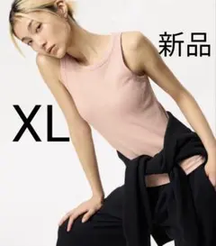 ユニクロアメリカンスリーブ ブラタンクトップXLサイズピンク