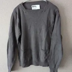 MHL. 肘当て付きセーター