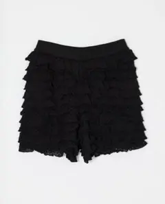 フリル ショートパンツ ブラックのサムネイル