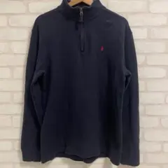 Polo by Ralph Lauren ハーフジップセーター XL
